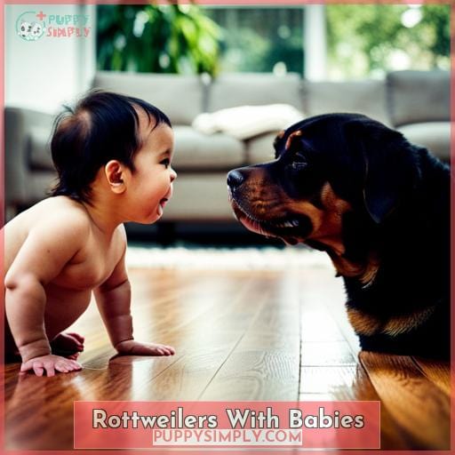 Rottweilers With Babies