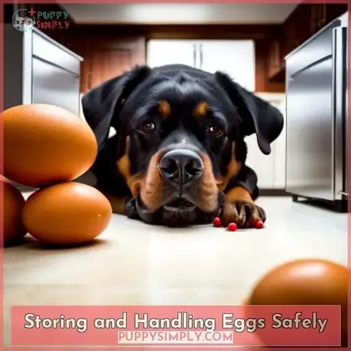 Storing and Handling Eggs Safely