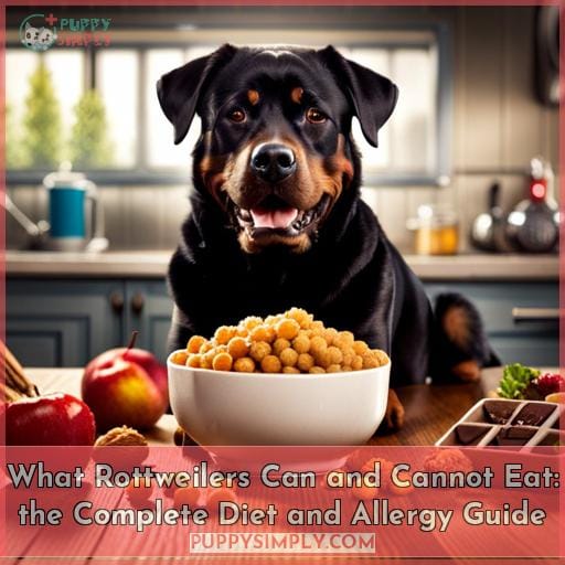 What Rottweilers Can and Cannot Eat: The Complete Diet and Allergy Guide