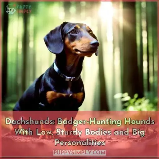 what are dachshunds bred for