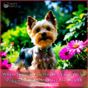 when should a yorkie be neutered