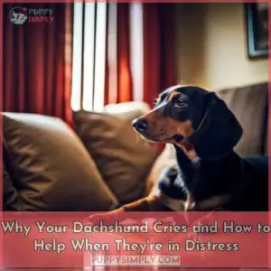 why do dachsunds cry