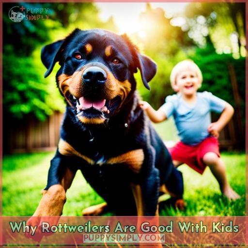 Why Rottweilers Are Good With Kids