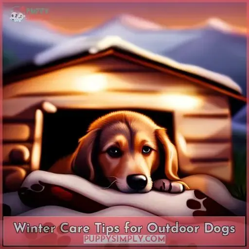Winter Care Tips for Outdoor Dogs