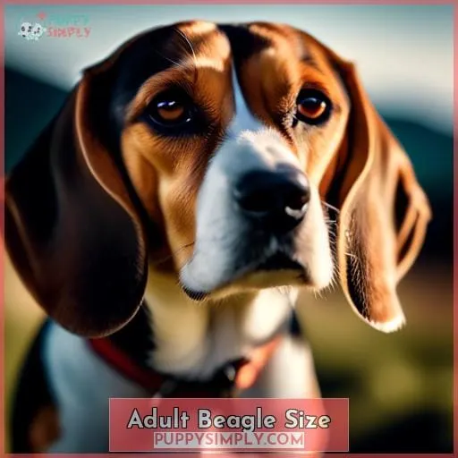 Adult Beagle Size