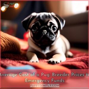 average cost of buying a pug with 21 examples