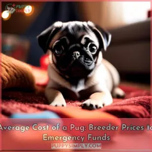 average cost of buying a pug with 21 examples