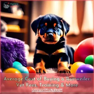 average cost of buying a rottweiler with 21 examples