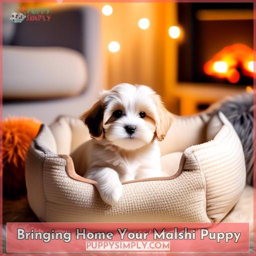 Bringing Home Your Malshi Puppy