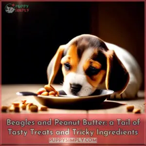 can beagles eat peanut butter