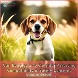 can beagles live outside
