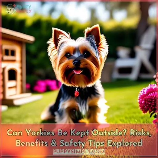 can yorkies be kept outside