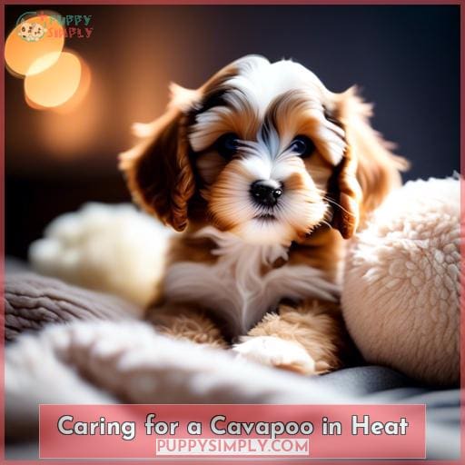 Caring for a Cavapoo in Heat
