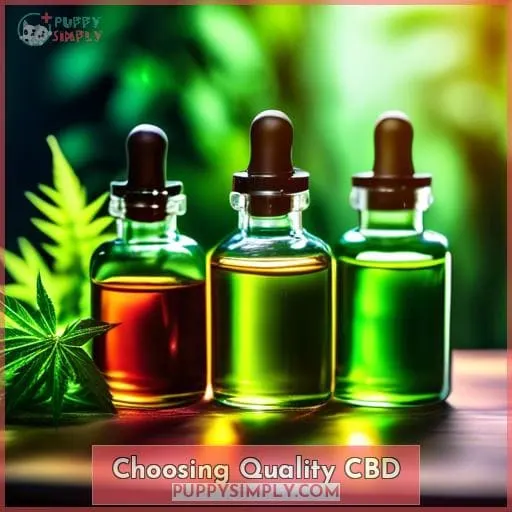 Choosing Quality CBD