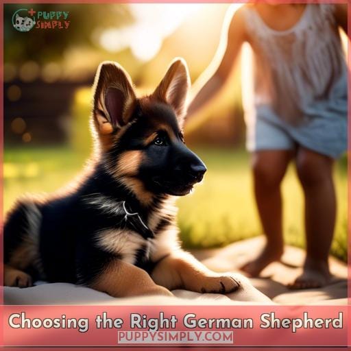 Choosing the Right German Shepherd