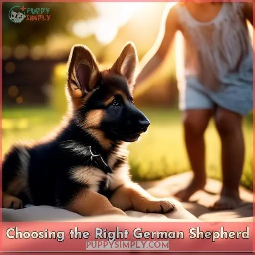 Choosing the Right German Shepherd