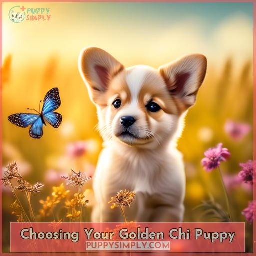 Choosing Your Golden Chi Puppy
