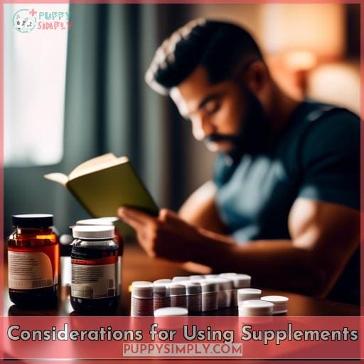 Considerations for Using Supplements