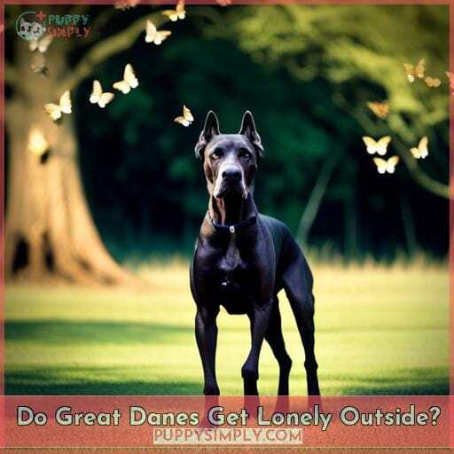Do Great Danes Get Lonely Outside Do Great Danes Get Lonely Outside