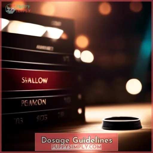 Dosage Guidelines