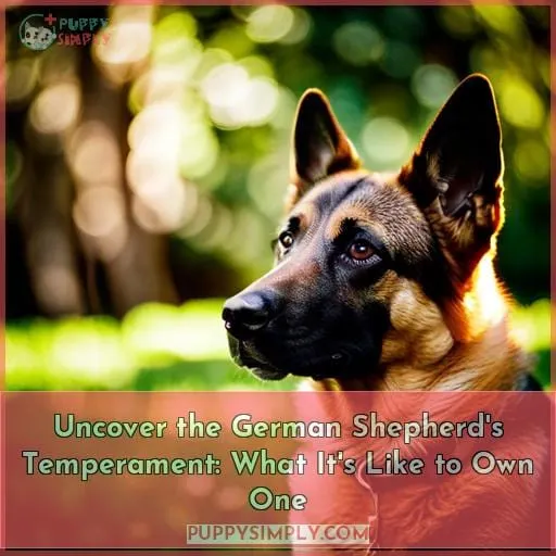 german shepherd temperament whats it like owning one