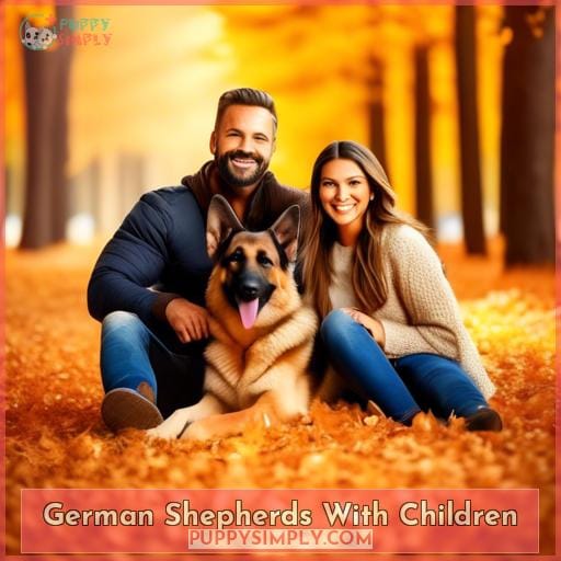 German Shepherds With Children
