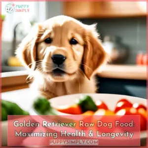 golden retriever raw dog food diet