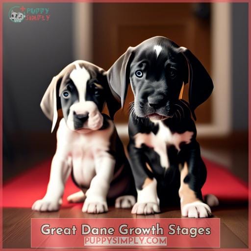 Great Dane Growth Stages