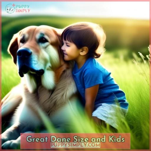 Great Dane Size and Kids Great Dane Size and Kids