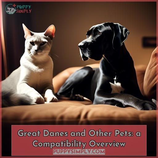 Great Danes and Other Pets: a Compatibility Overview
