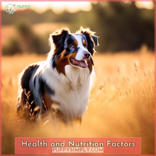 Health and Nutrition Factors Health and Nutrition Factors