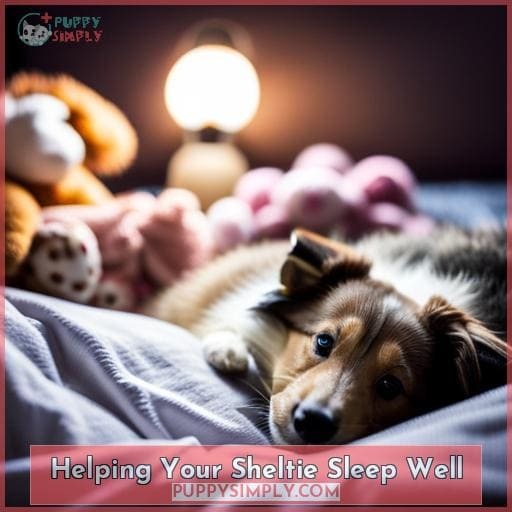 Helping Your Sheltie Sleep Well Helping Your Sheltie Sleep Well