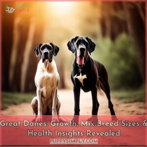how big do great danes get plus size info for mix breeds