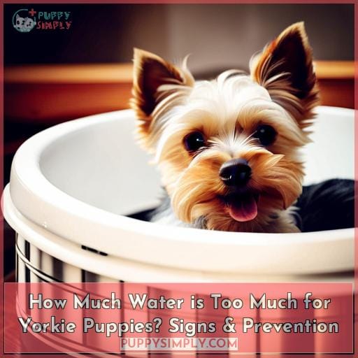 How Much Water is Too Much for Yorkie Puppies? Signs & Prevention