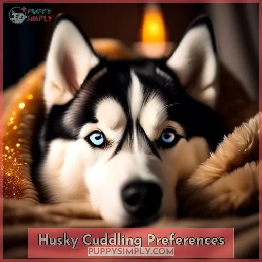 Husky Cuddling Preferences