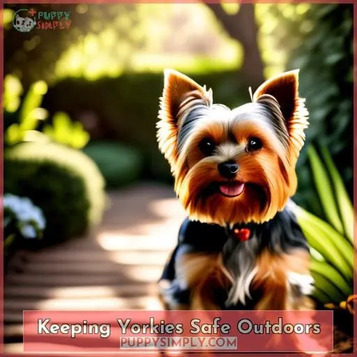 Keeping Yorkies Safe Outdoors