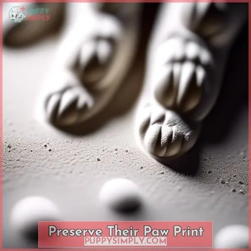 Preserve Their Paw Print
