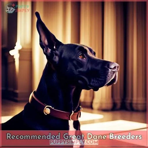 Recommended Great Dane Breeders