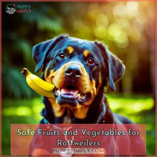 Safe Fruits and Vegetables for Rottweilers