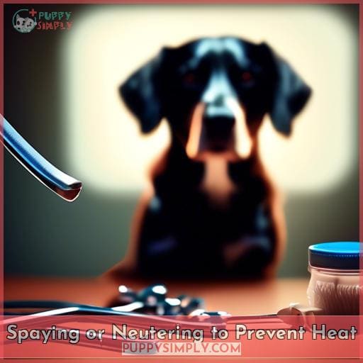 Spaying or Neutering to Prevent Heat
