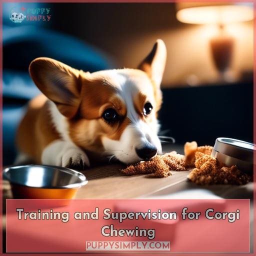 Training and Supervision for Corgi Chewing