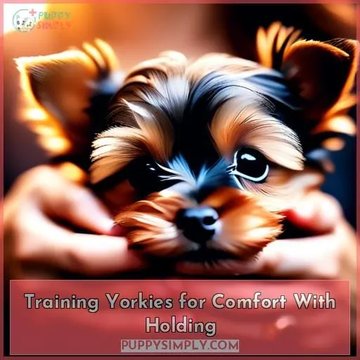 Training Yorkies for Comfort With Holding