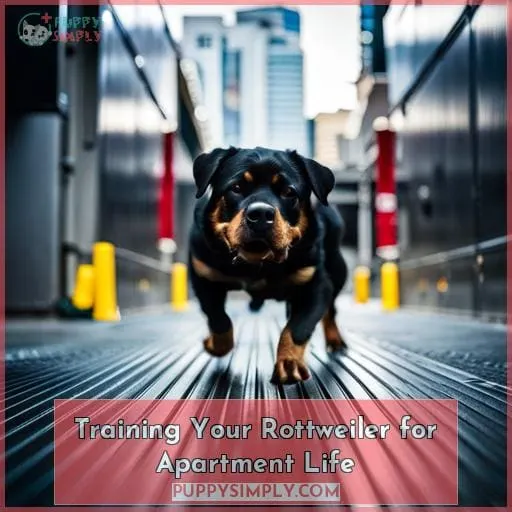 Training Your Rottweiler for Apartment Life