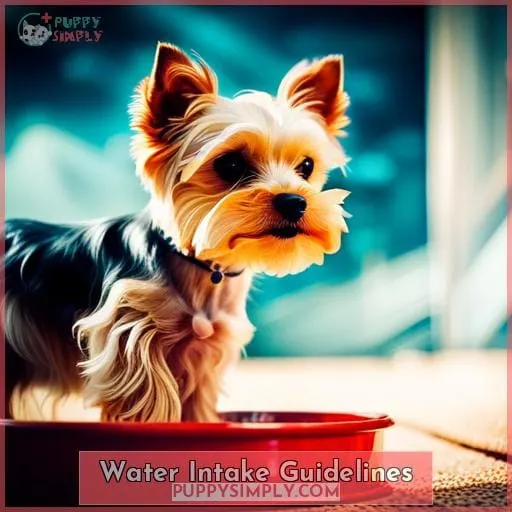 Water Intake Guidelines