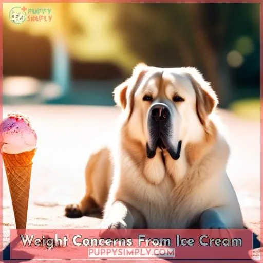 Weight Concerns From Ice Cream