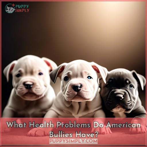 What Health Problems Do American Bullies Have
