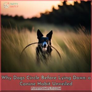 why do dogs circle before lying down