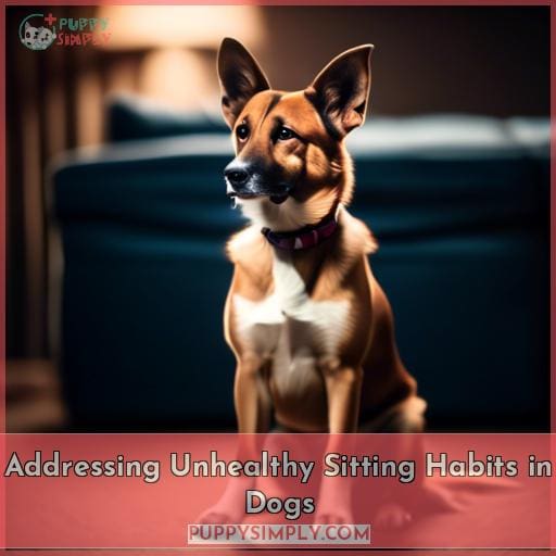 Addressing Unhealthy Sitting Habits in Dogs