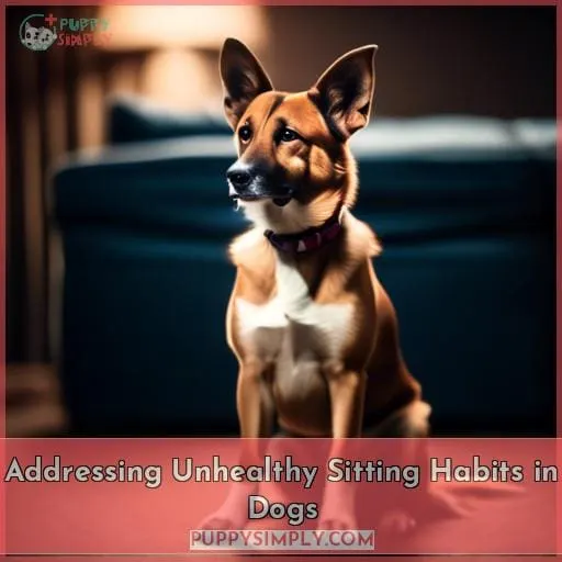 Addressing Unhealthy Sitting Habits in Dogs