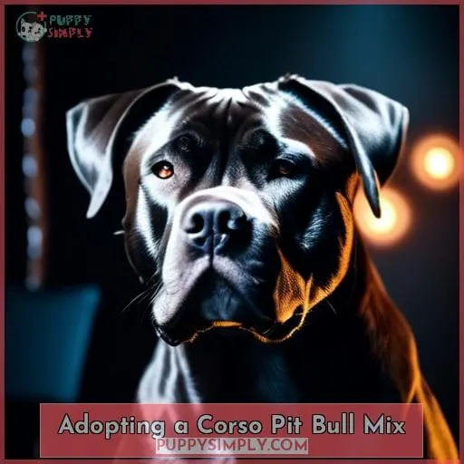 Adopting a Corso Pit Bull Mix